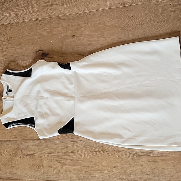 Express Contrast Mesh Inset Sheath Dress Size 8 - Picture 2 of 6